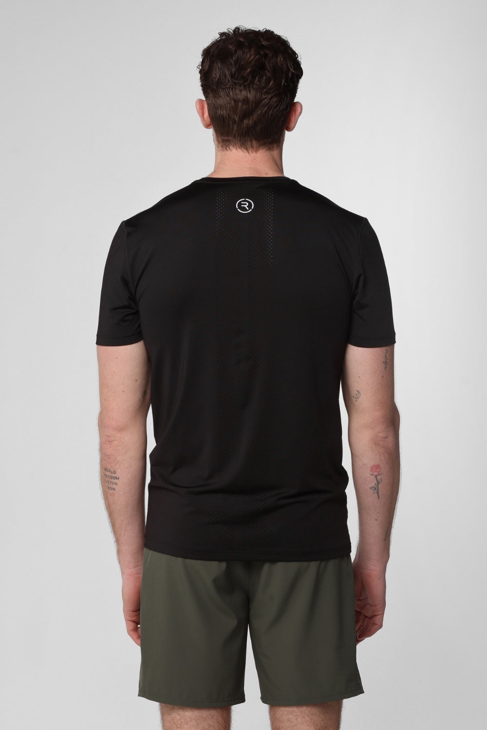 Mens Braan Lasercut Back Short Sleeve T-Shirt