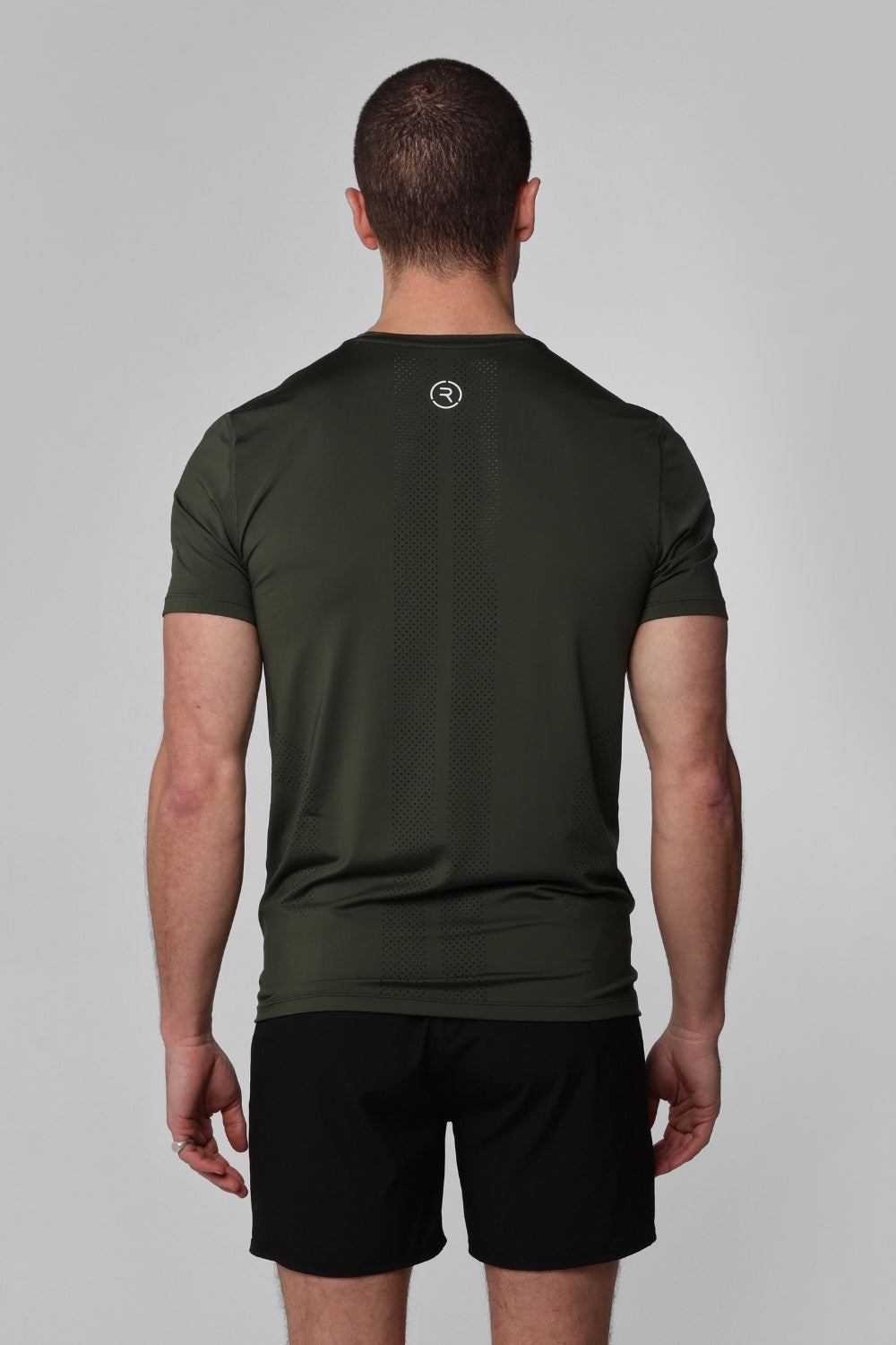 Mens Braan Lasercut Back Short Sleeve T-Shirt