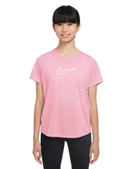 Girls Dri-Fit One Big Logo Short Sleeve Tees