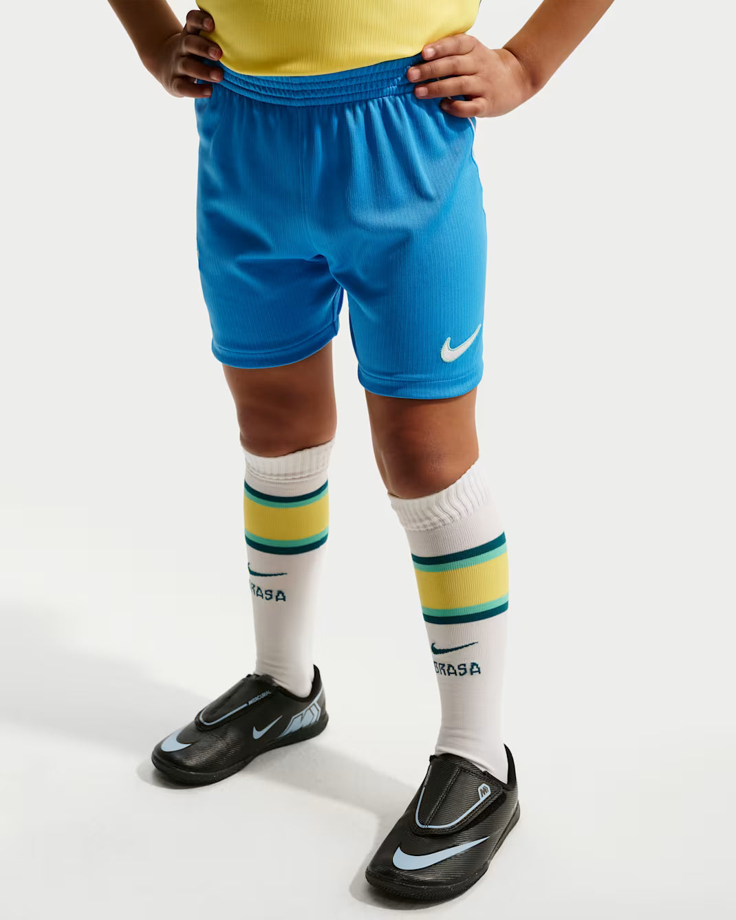 Kids Brazil CBF Home 25/26 Replica Set