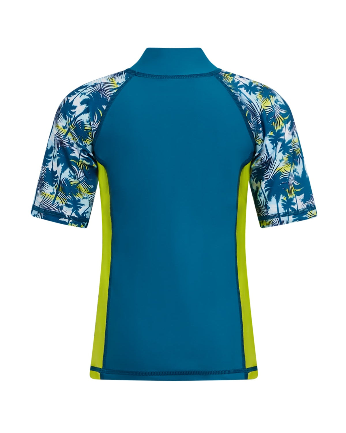 Boys Printed Palms Short Sleeve RashGuard