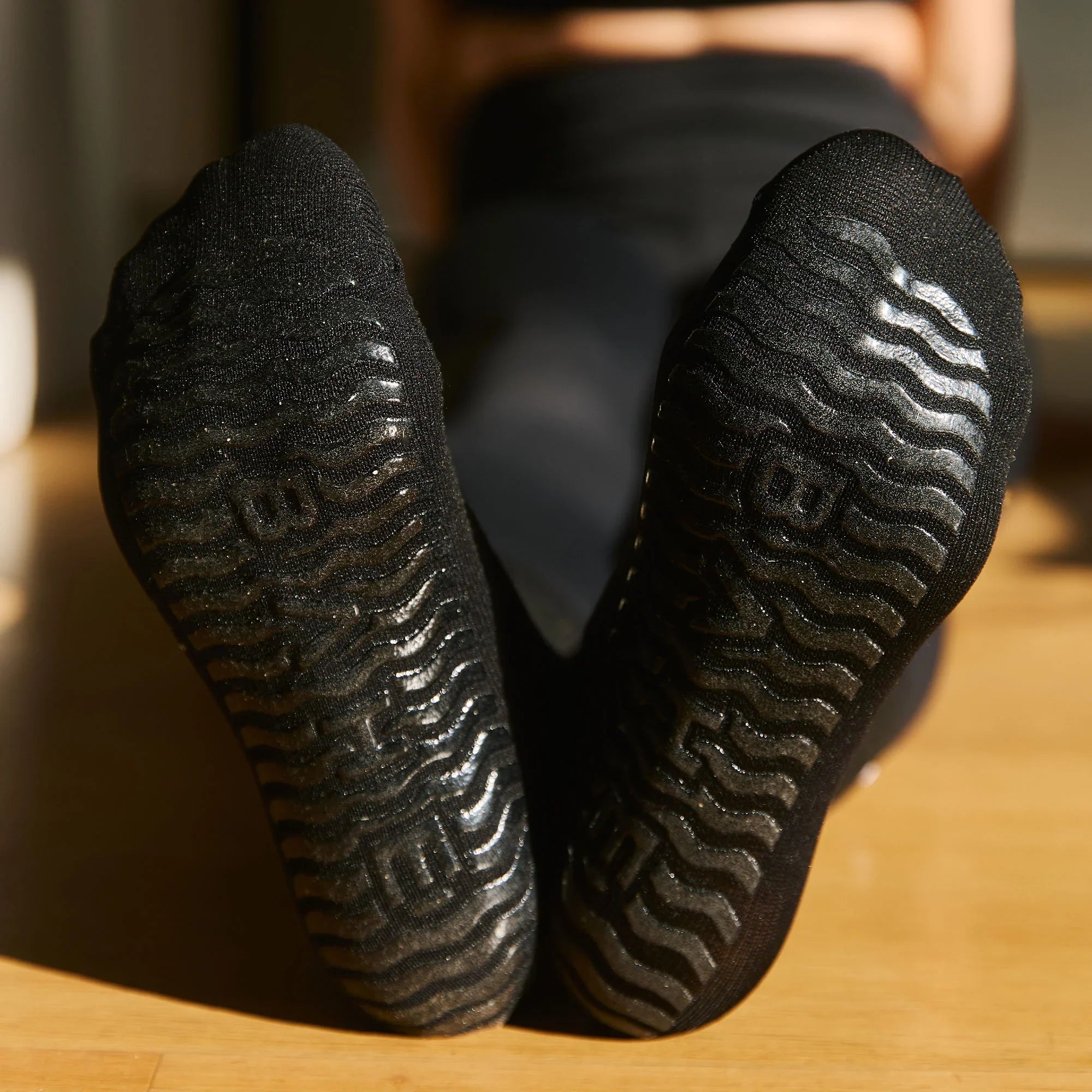 2 Pack Studio Grippy Crew Yoga Socks