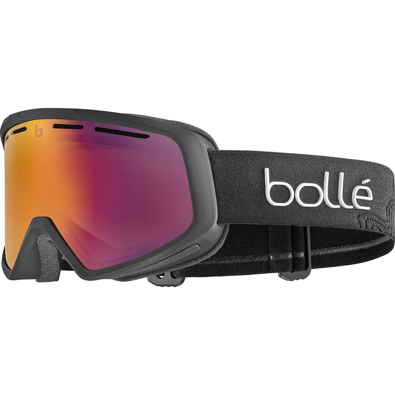 Cascade Black Matte Volt Ruby Lens Ski Goggle