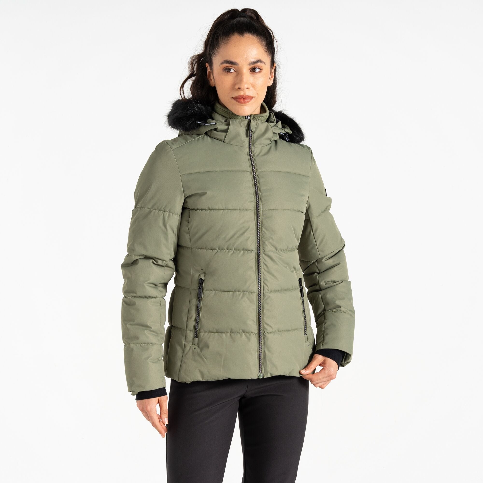 Womens Ski Glamourize Waterproof Padded Jacket