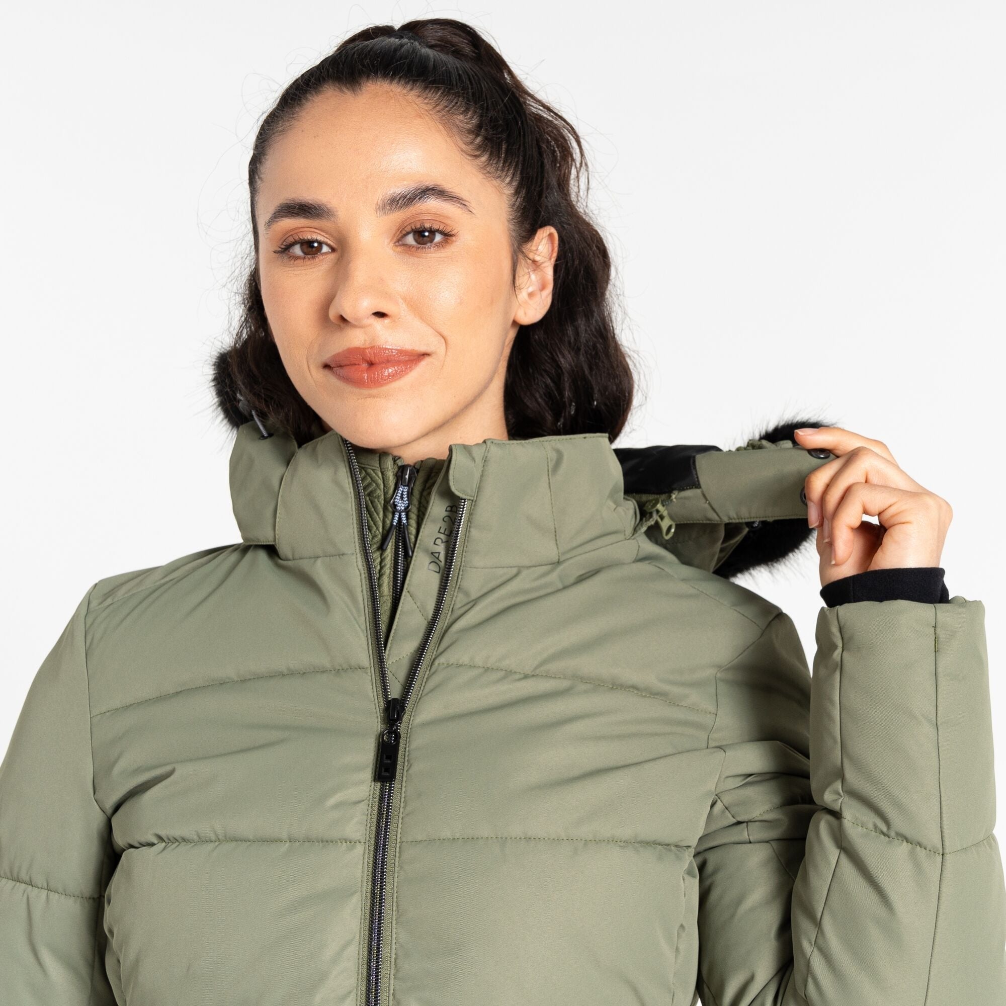 Womens Ski Glamourize Waterproof Padded Jacket
