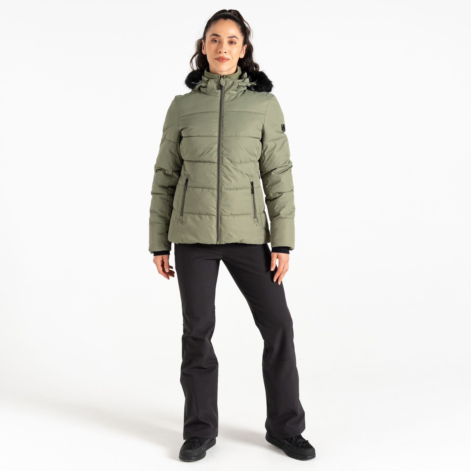 Womens Ski Glamourize Waterproof Padded Jacket