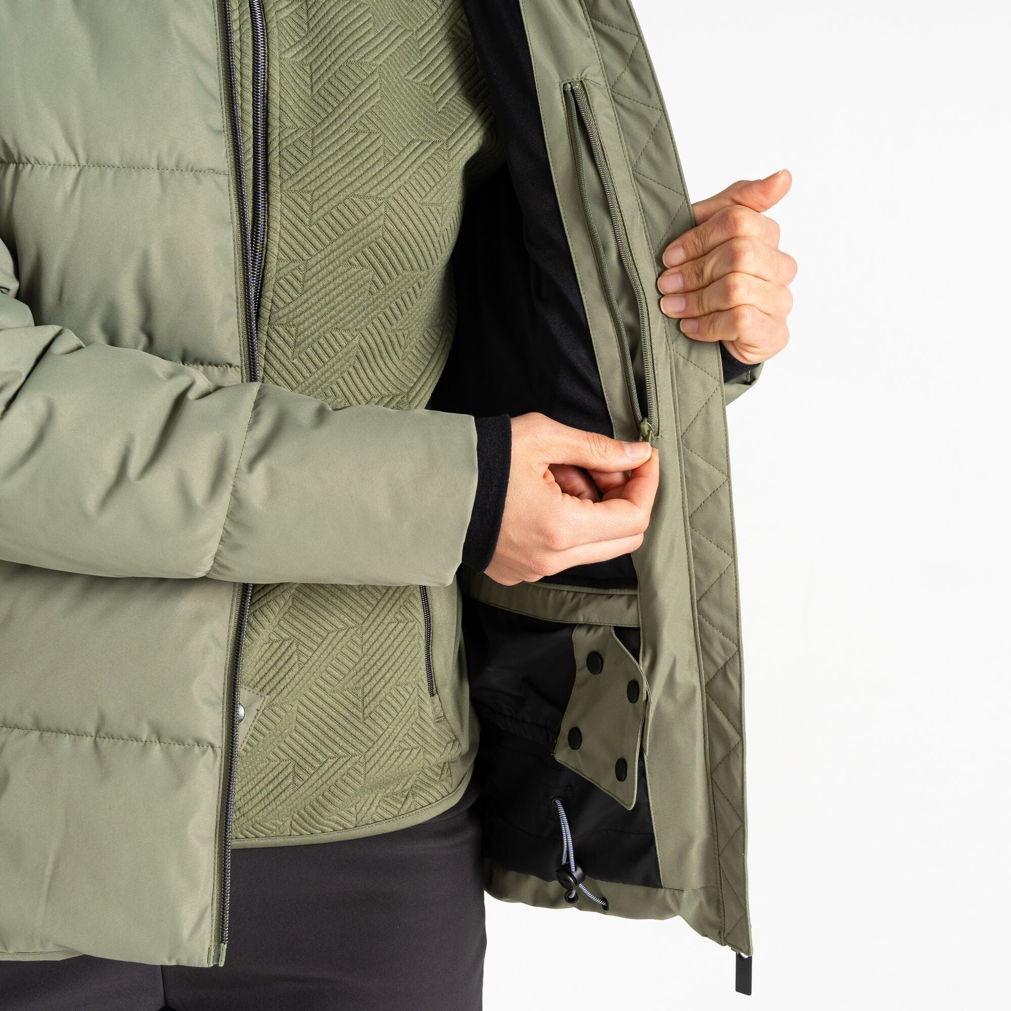 Womens Ski Glamourize Waterproof Padded Jacket