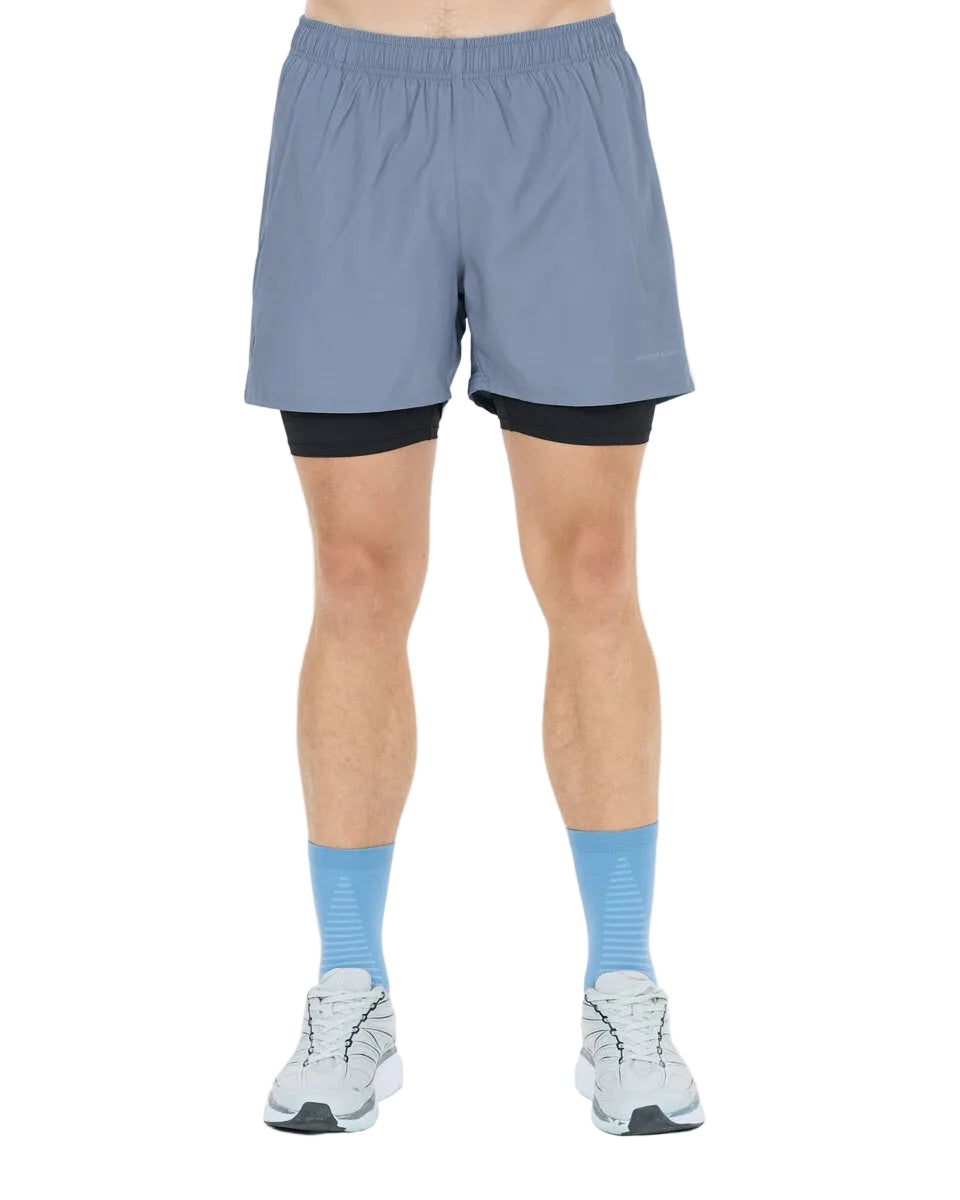 Mens Kros 2 in 1 Running Short