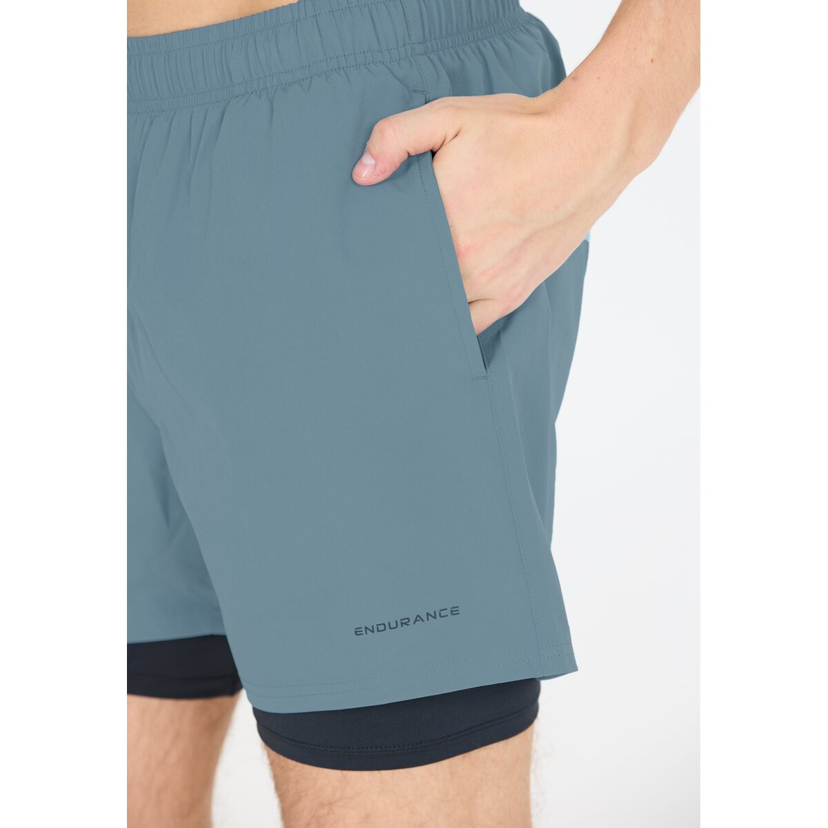 Mens Kros 2 in 1 Running Short
