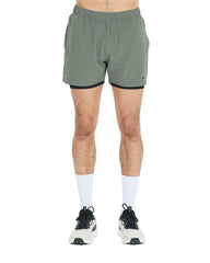 Mens Kros 2 in 1 Running Short
