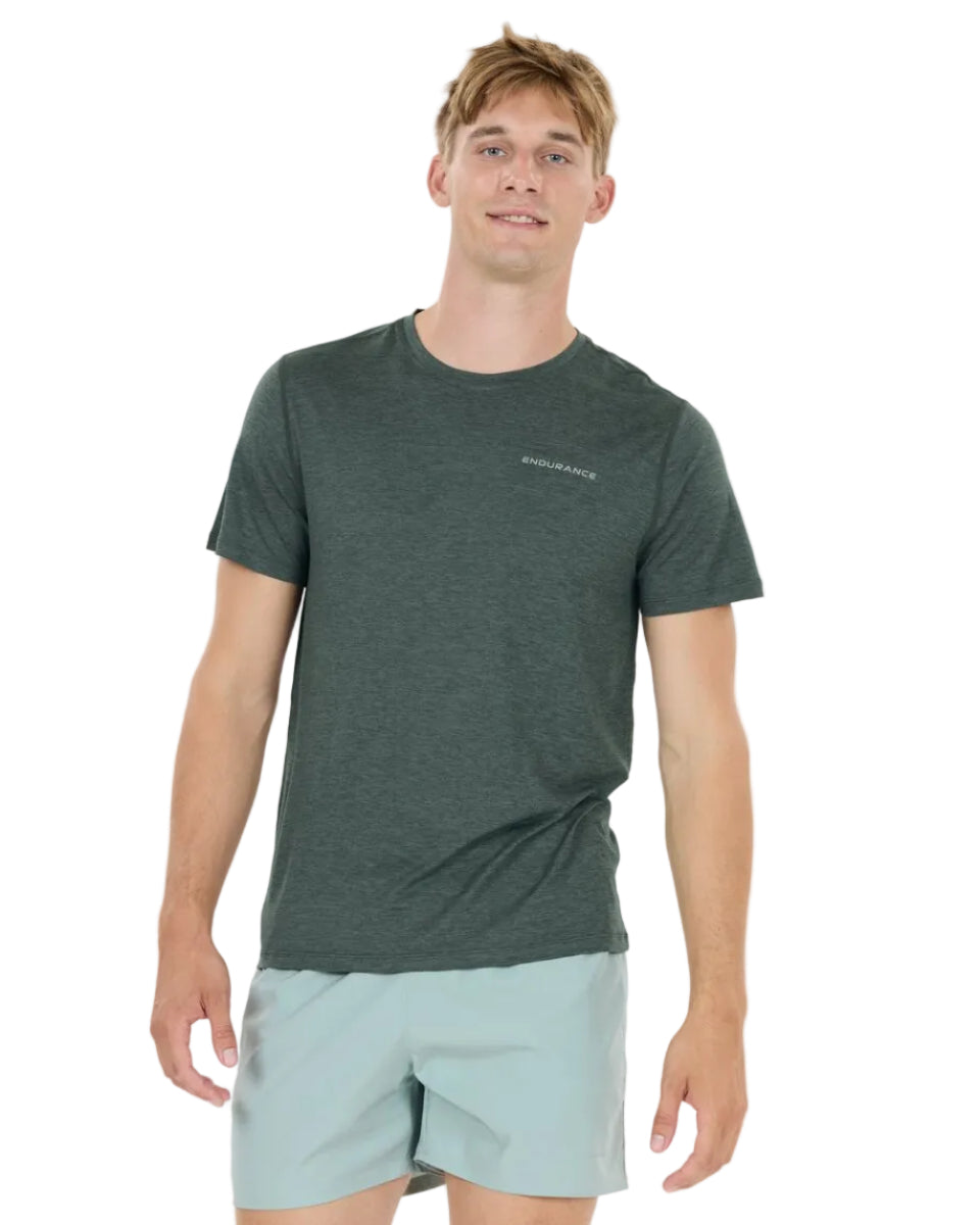 Mens Abdon Melange Short Sleeve T-Shirt