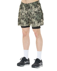 Mens Koy 2 in 1 Printed Shorts