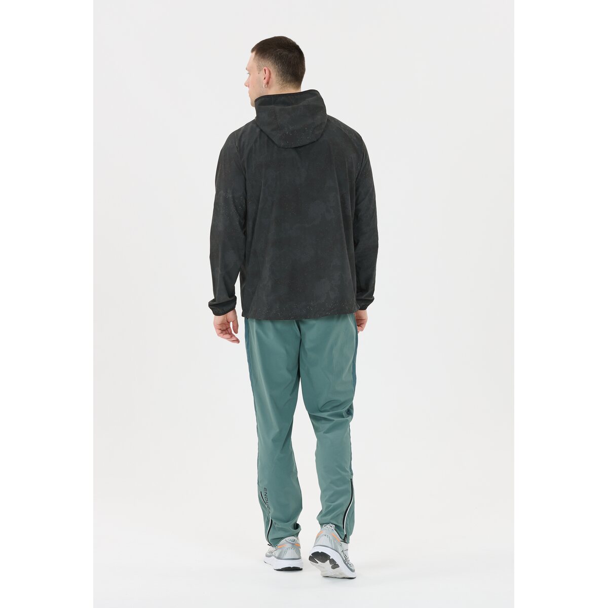 Mens Braylen Lightweight Printed Running Jacket
