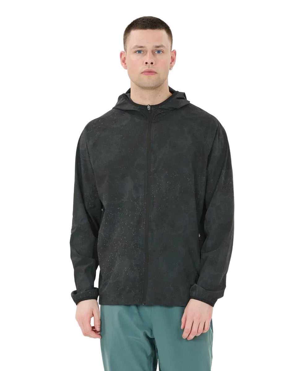 Mens Braylen Lightweight Printed Running Jacket
