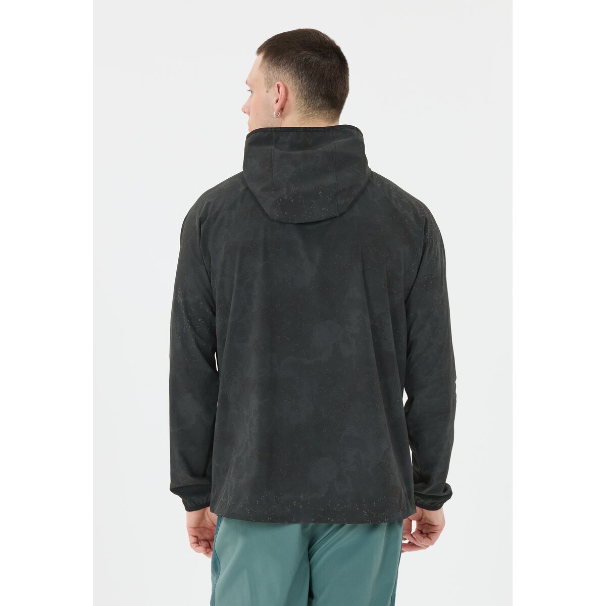 Mens Braylen Lightweight Printed Running Jacket