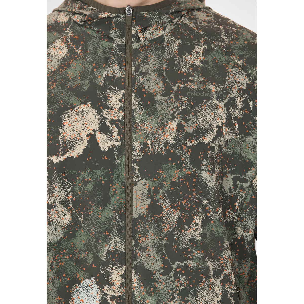 Mens Braylen Lightweight Printed Running Jacket