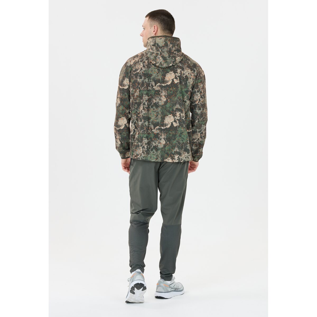 Mens Braylen Lightweight Printed Running Jacket