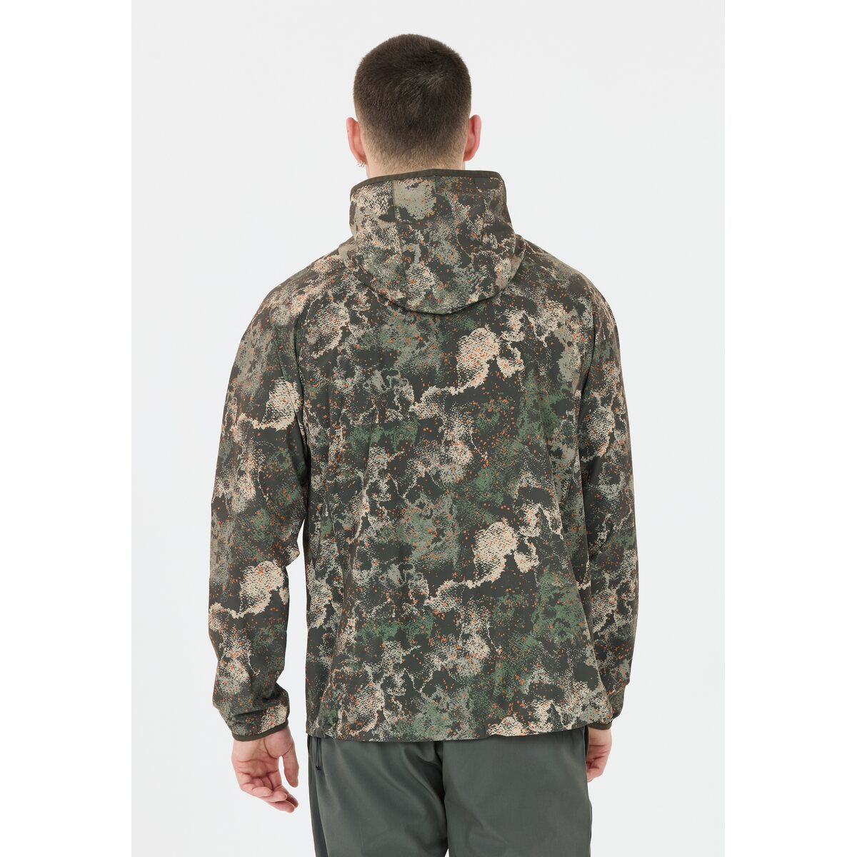 Mens Braylen Lightweight Printed Running Jacket