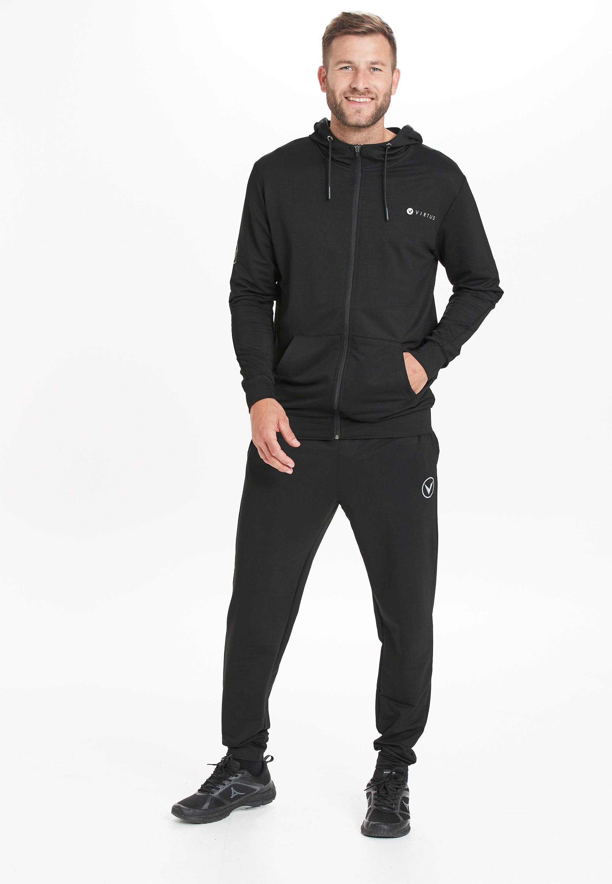 Mens Brent Full Zip Hooded Jacket