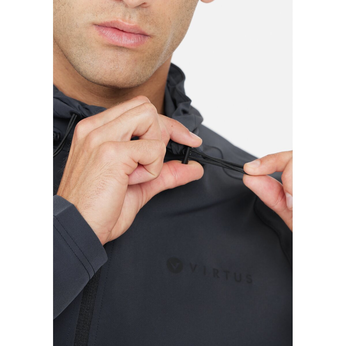 Mens Functional Half Zip Jacket with Hood