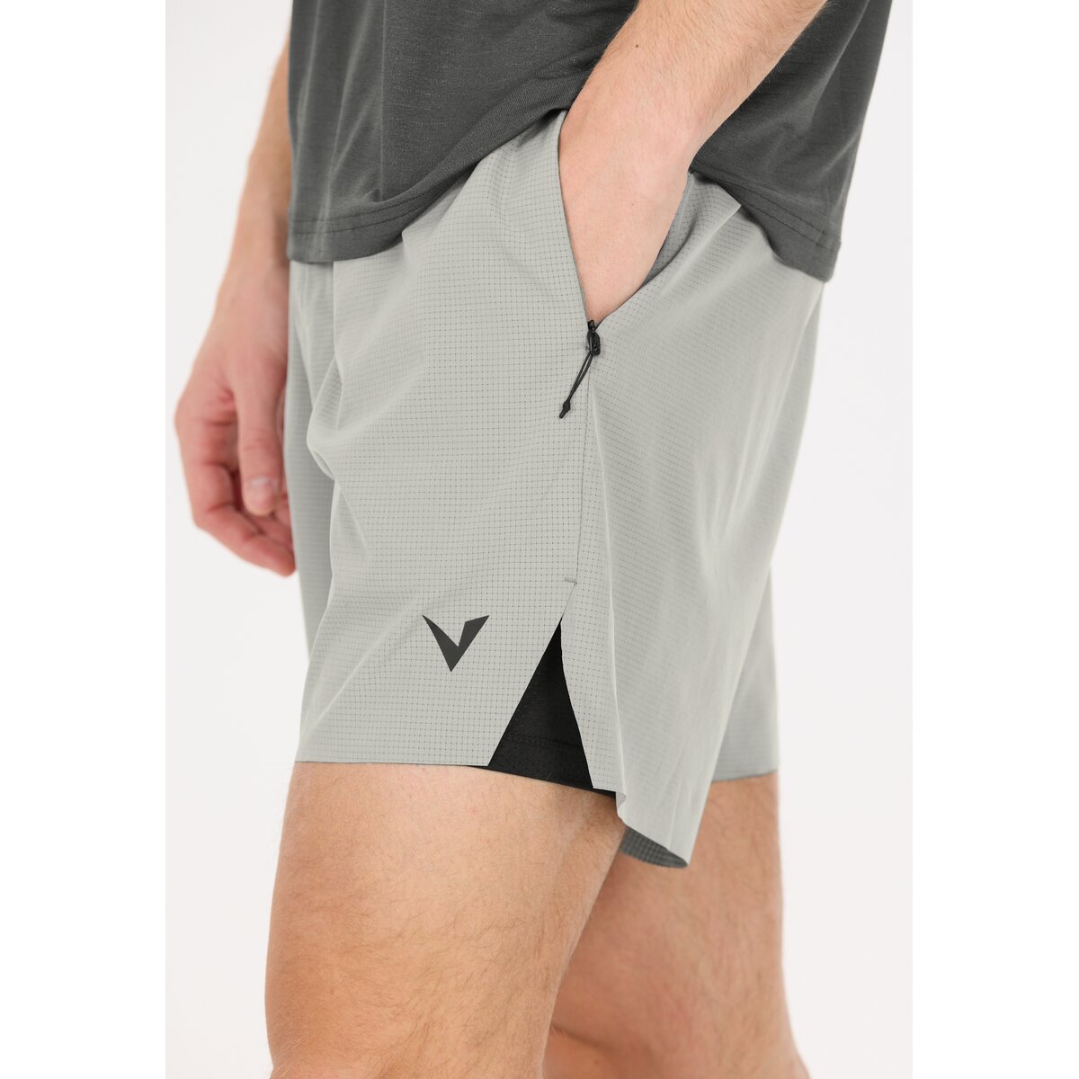 Mens Ado 2 in 1 Ripstop Short