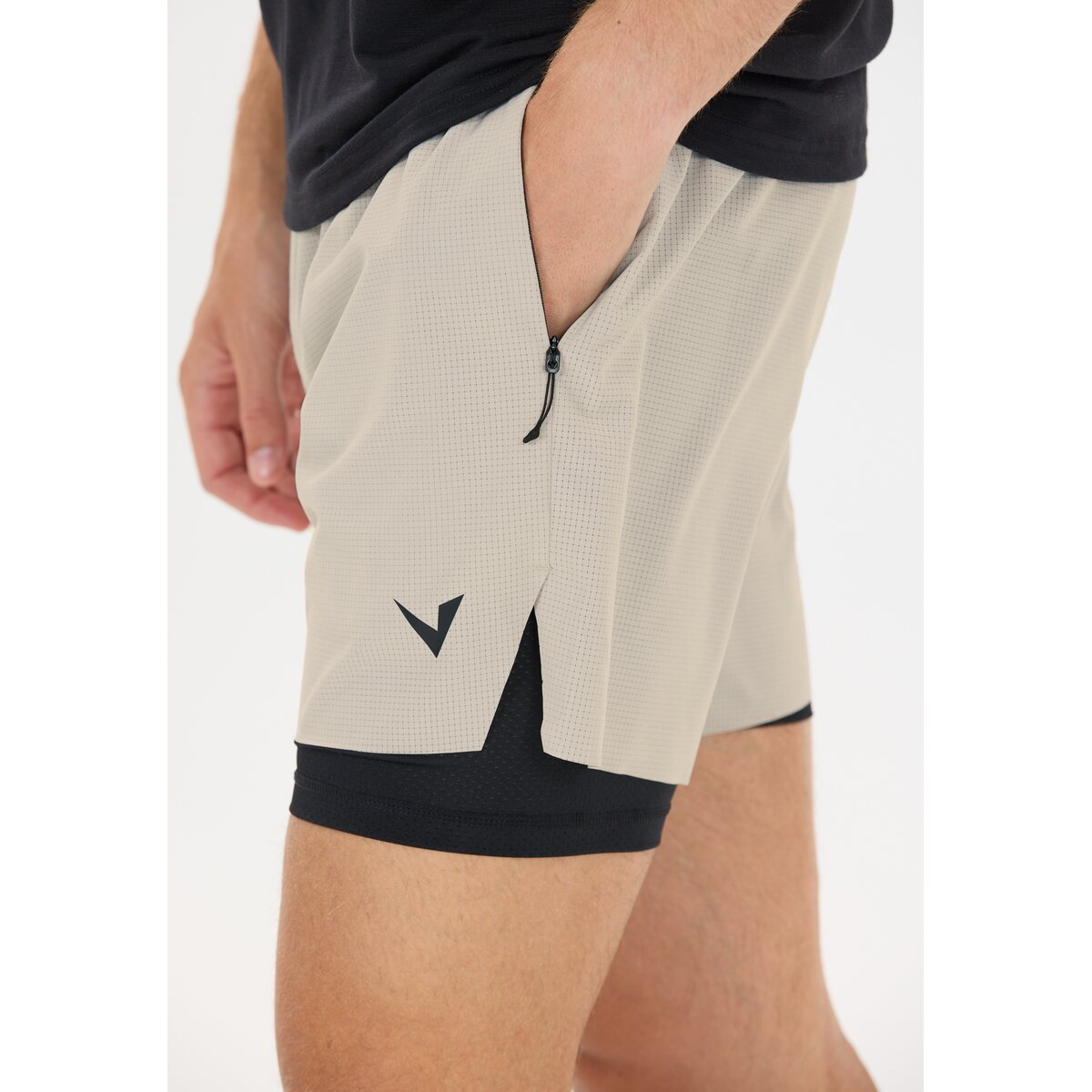 Mens Ado 2 in 1 Ripstop Short
