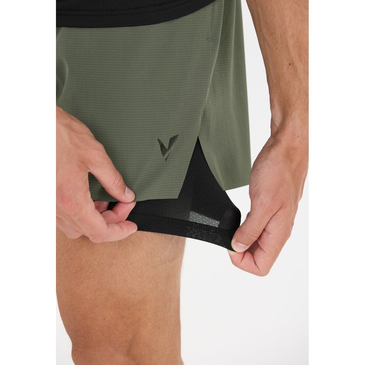 Mens Ado 2 in 1 Ripstop Short
