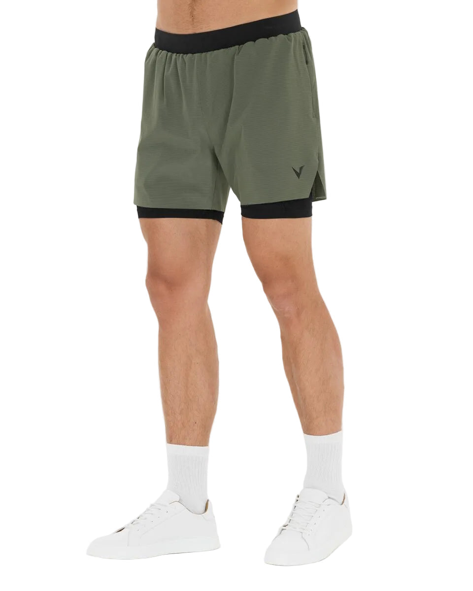 Mens Ado 2 in 1 Ripstop Short