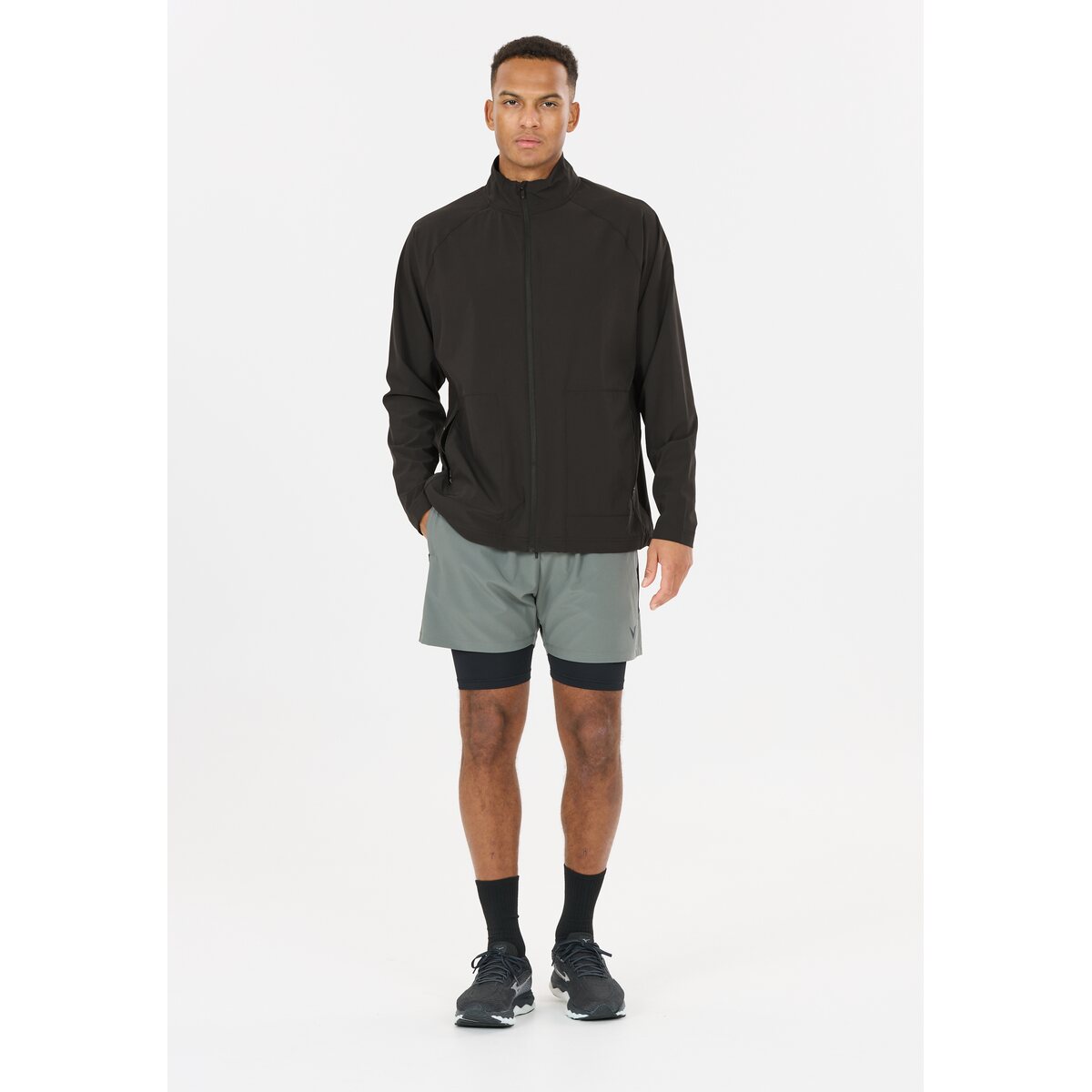 Mens Benan Full Zip Stretch Woven Jacket