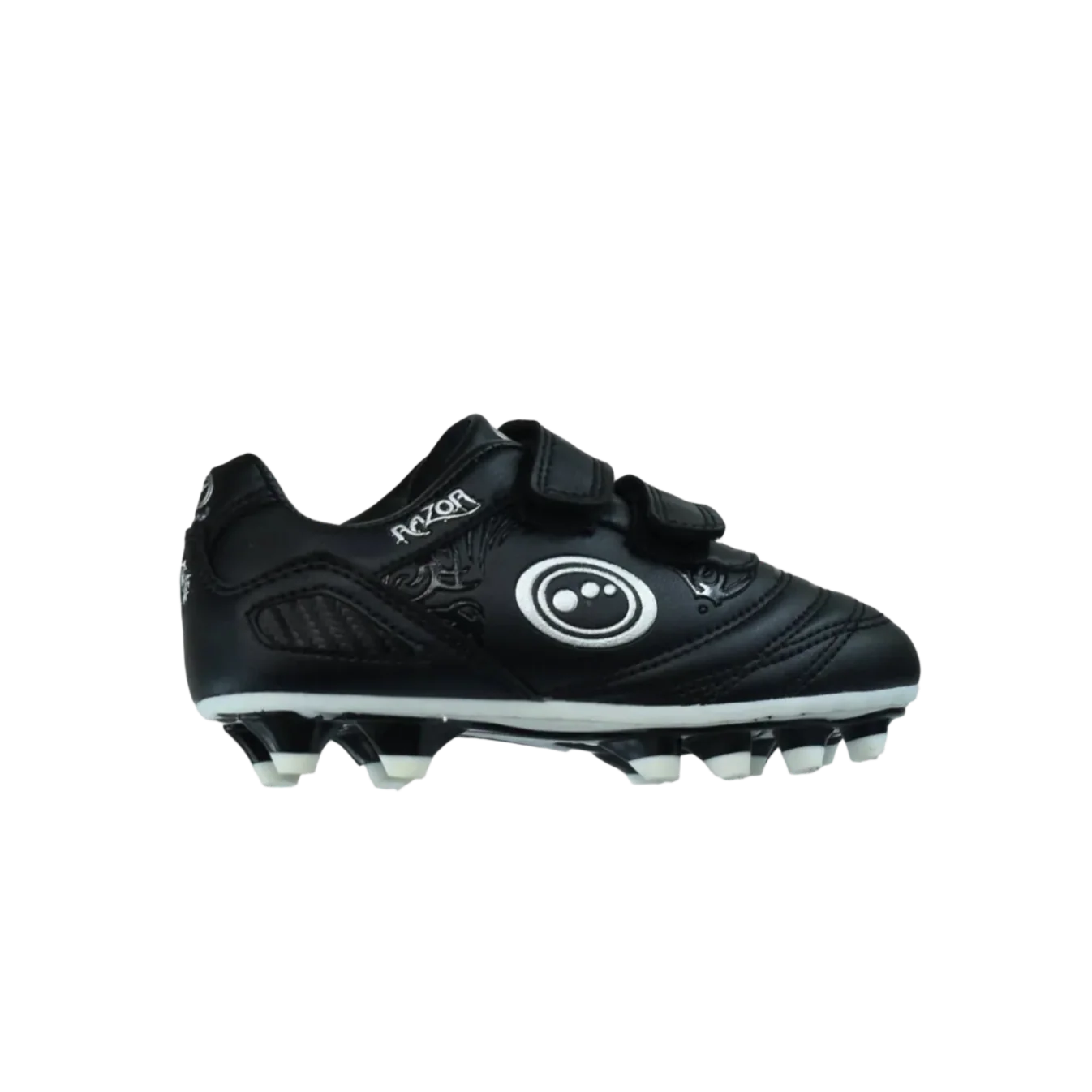 Kids Razor Velcro Moulded Stud Boots Firm Ground Rugby Boots