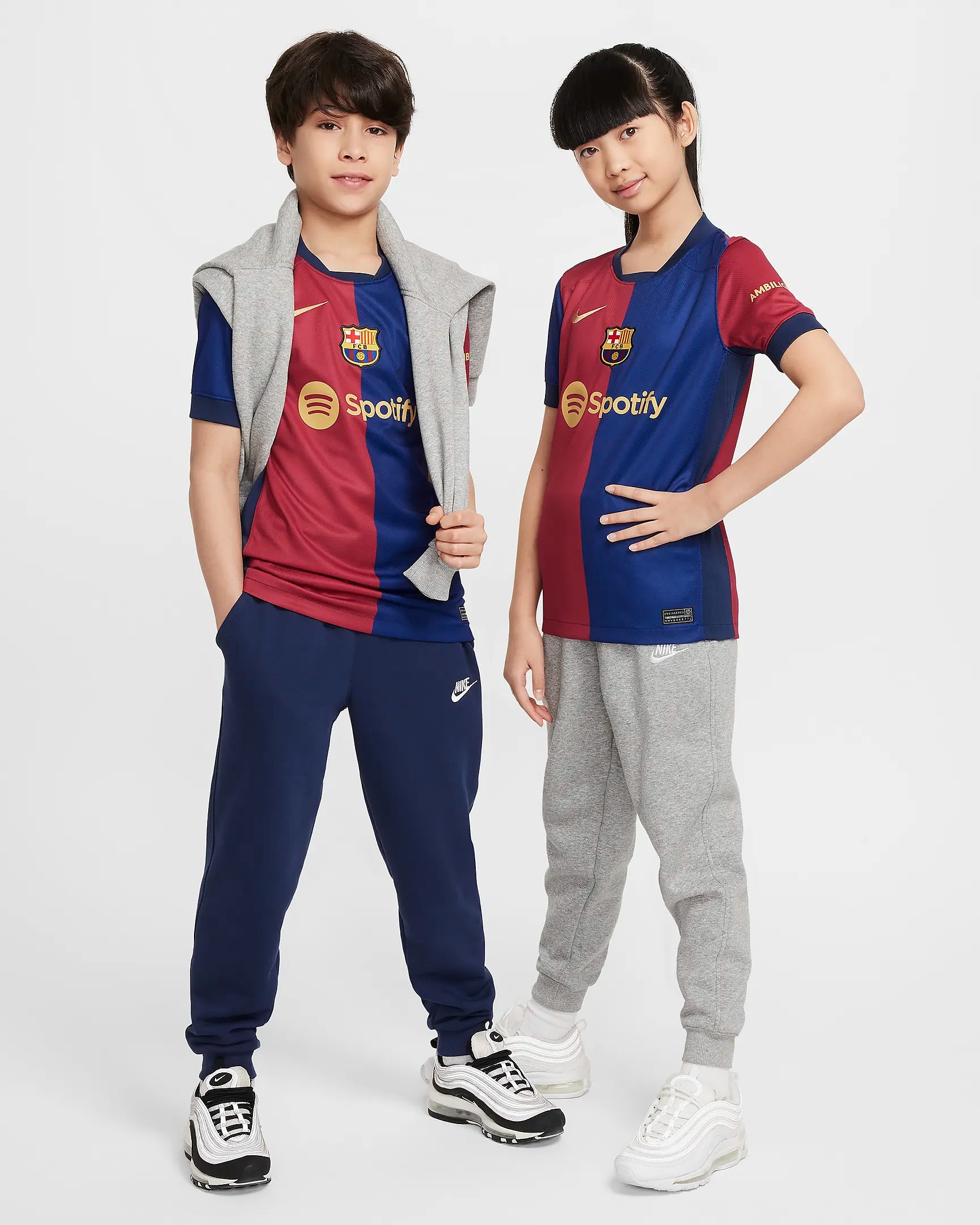 Junior FC Barcelona Home Stadium Jersey 24