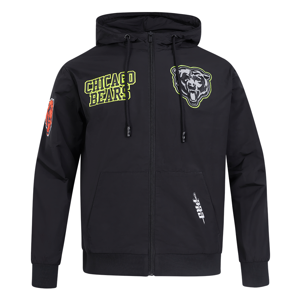 Mens Chicago Bears Hi-Vis Hoodie