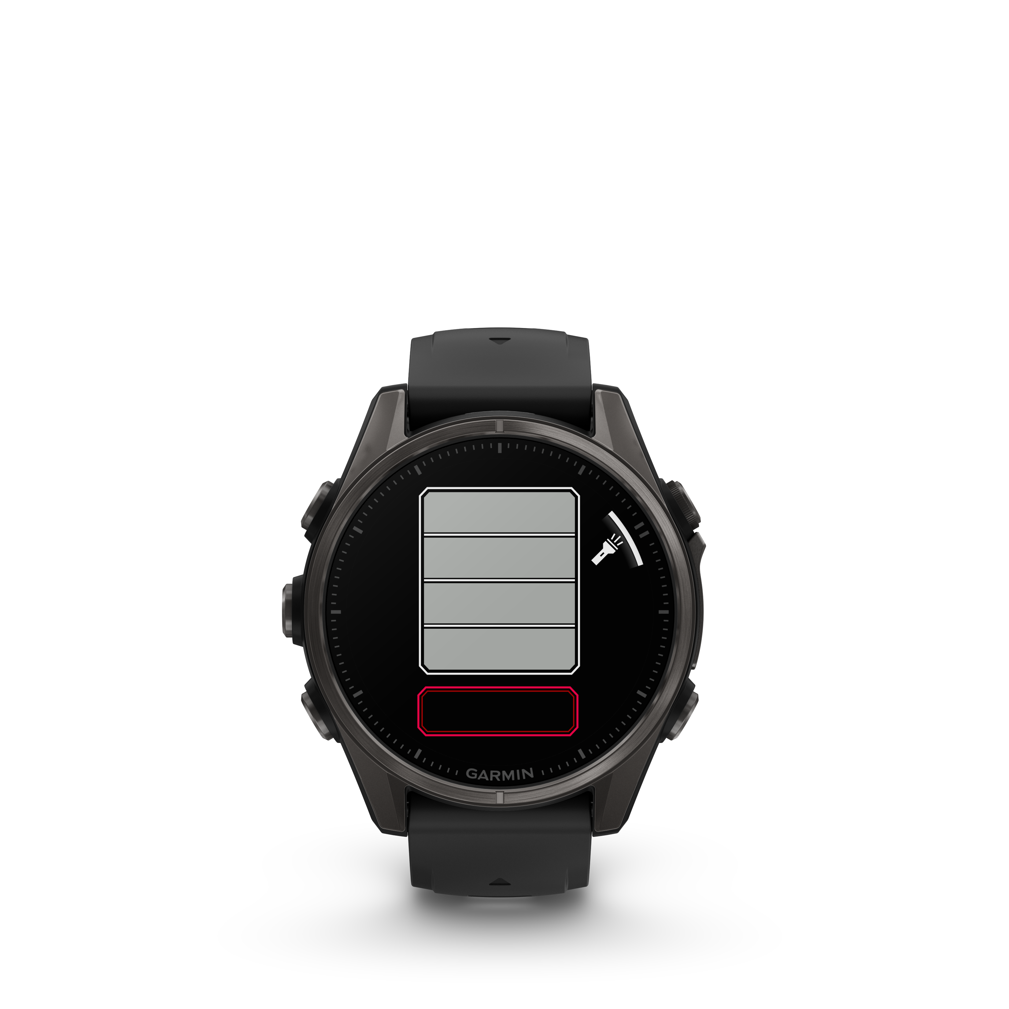 Fenix 8 Amoled Sapphire Carbon Gray Titanium Black Band 43MM