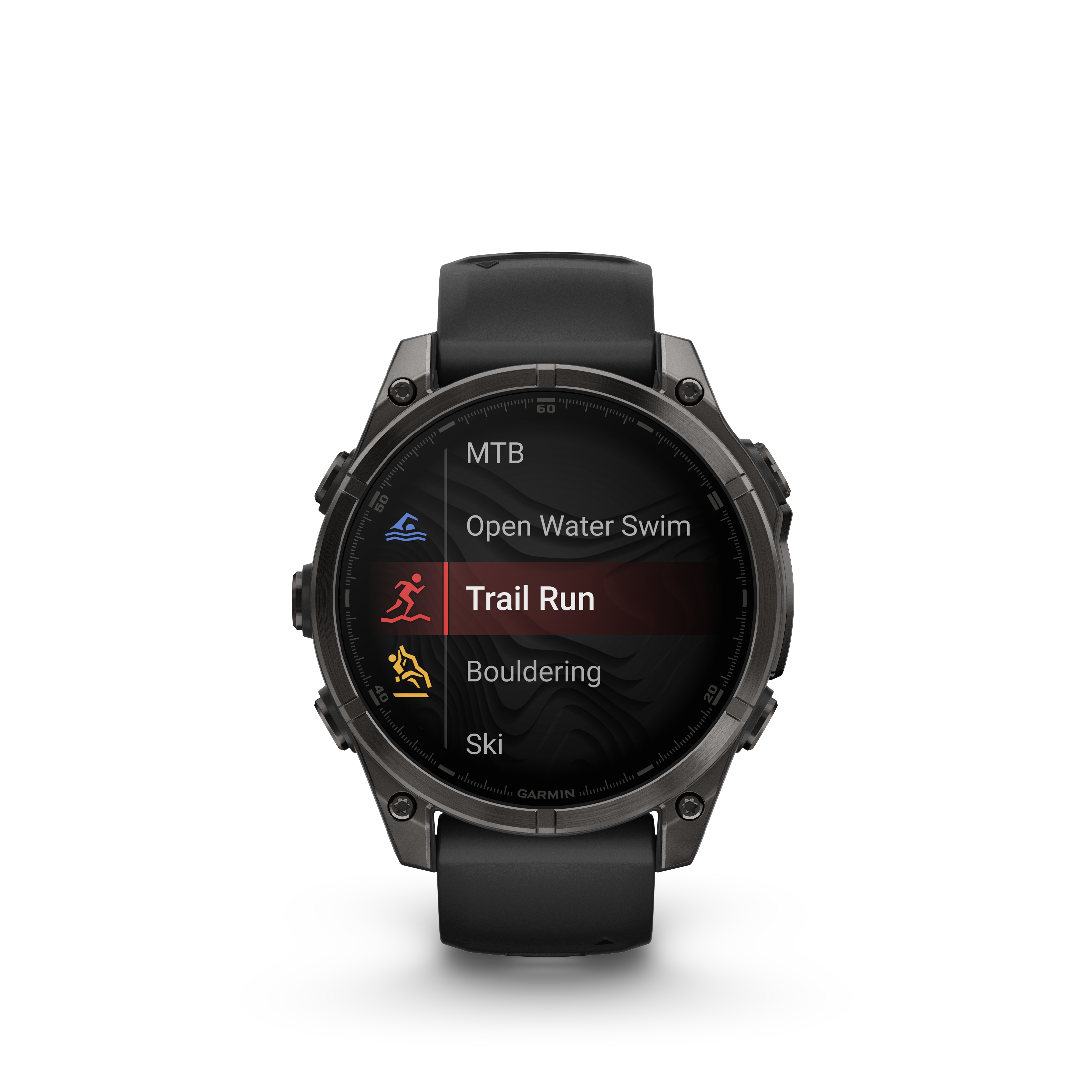 Fenix 8 Amoled Sapphire Carbon Gray Titanium Black Band 47MM