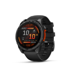 Fenix 8 Amoled Slate Gray With Black Silicone Band 47 MM