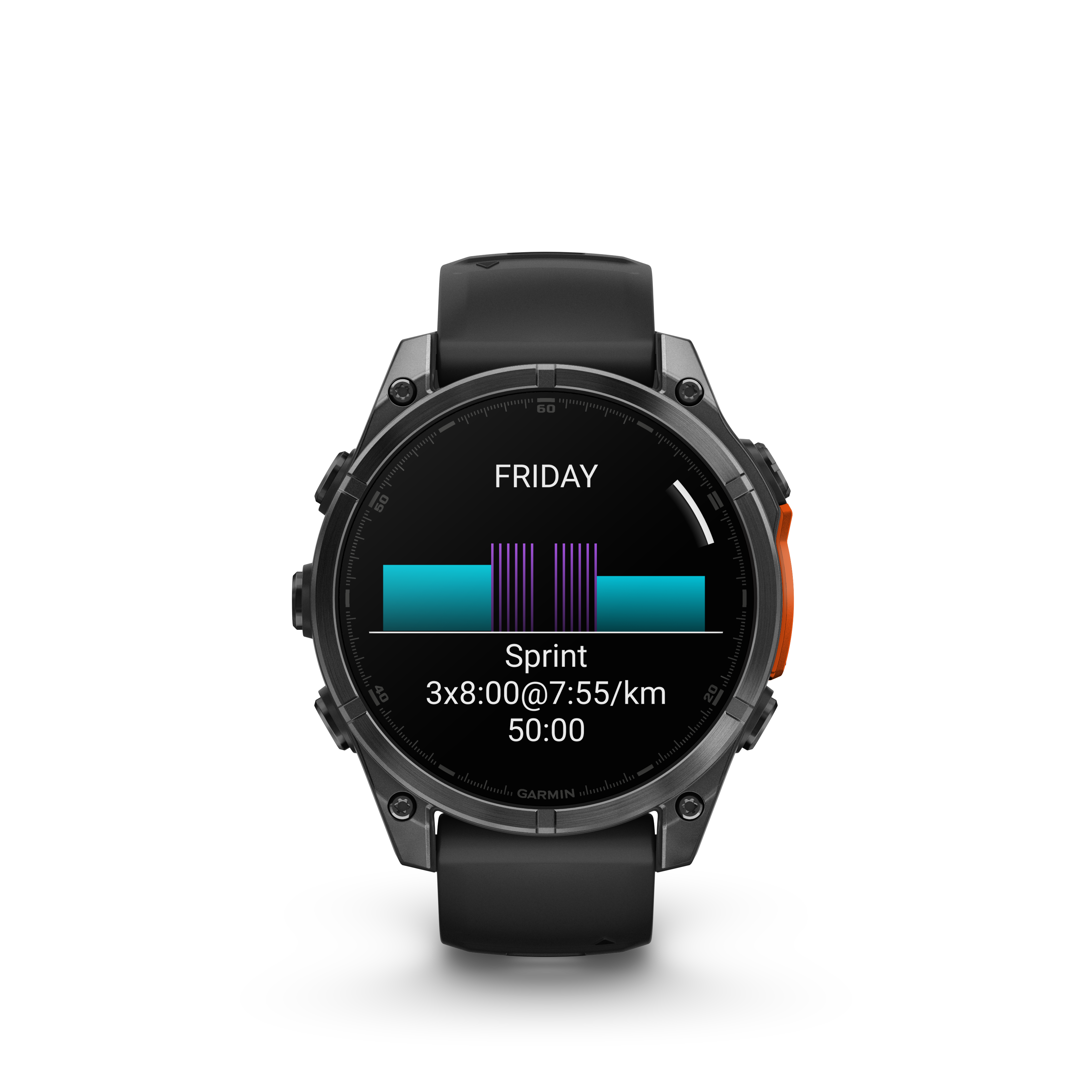 Fenix 8 Amoled Slate Gray With Black Silicone Band 47 MM