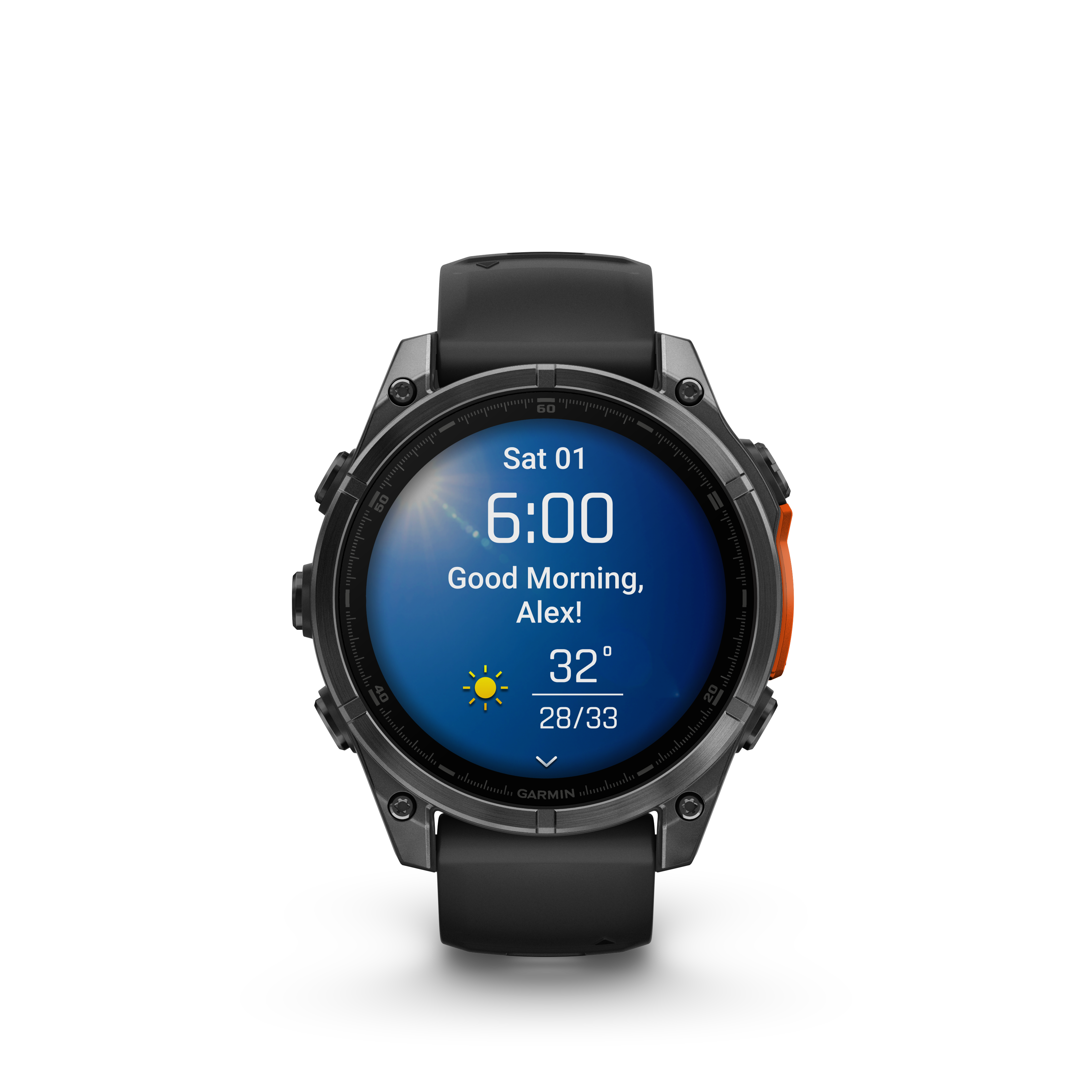 Fenix 8 Amoled Slate Gray With Black Silicone Band 47 MM