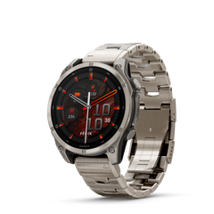 Fenix 8 Amoled Sapphire Graphite Titanium Silicone Bands 47MM