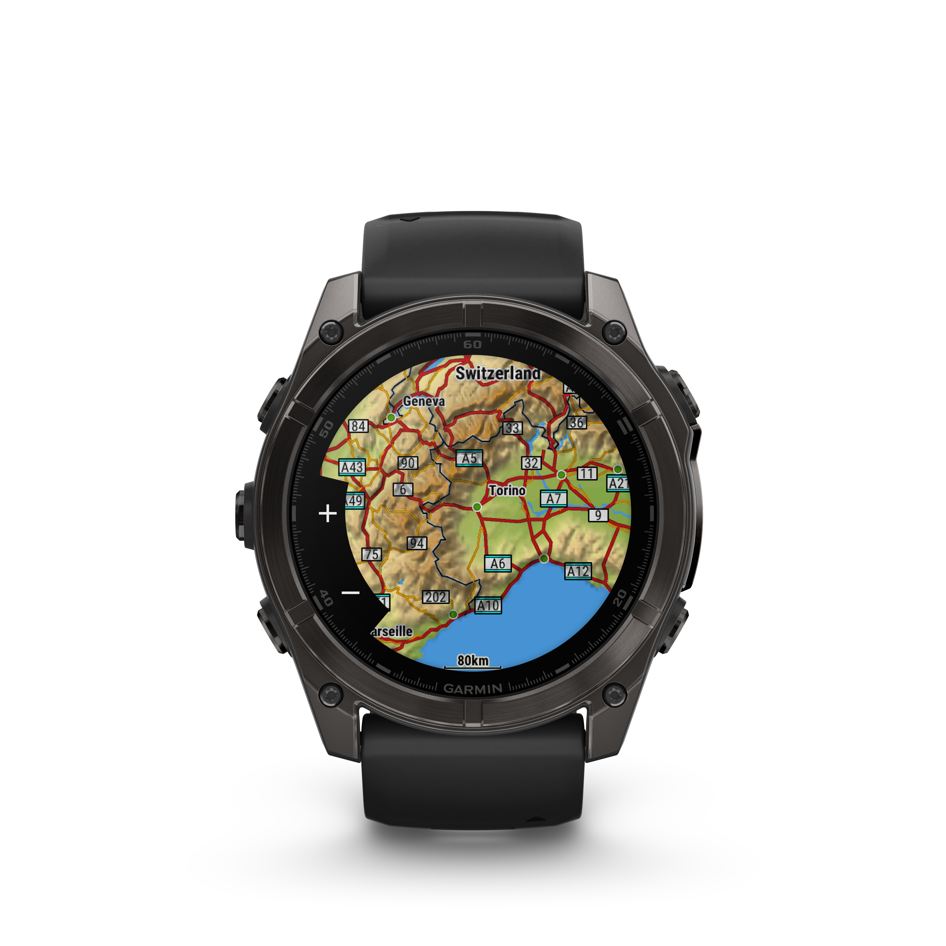 Fenix 8 Amoled Sapphire Carbon Gray Titanium Black Band 51MM