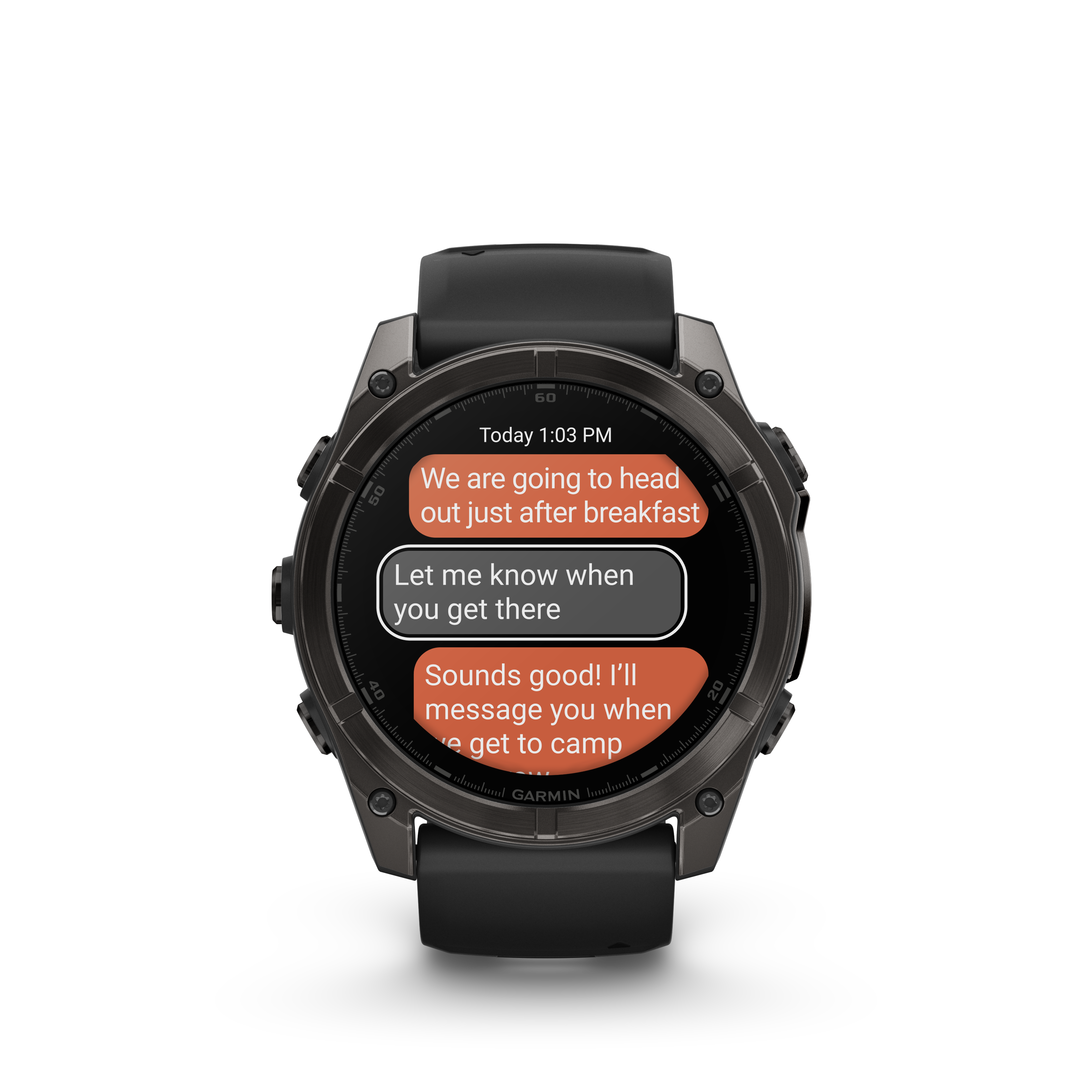 Fenix 8 Amoled Sapphire Carbon Gray Titanium Black Band 51MM