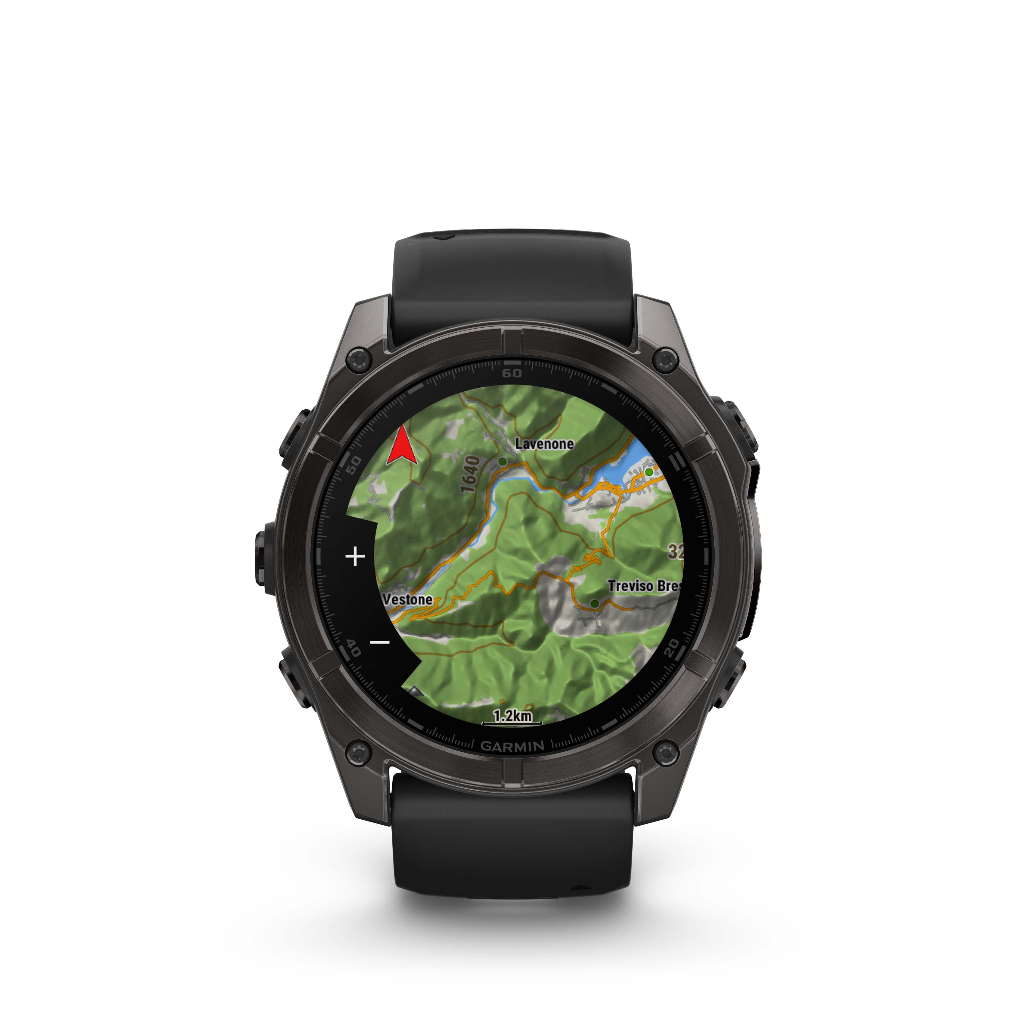 Fenix 8 Amoled Sapphire Carbon Gray Titanium Black Band 51MM