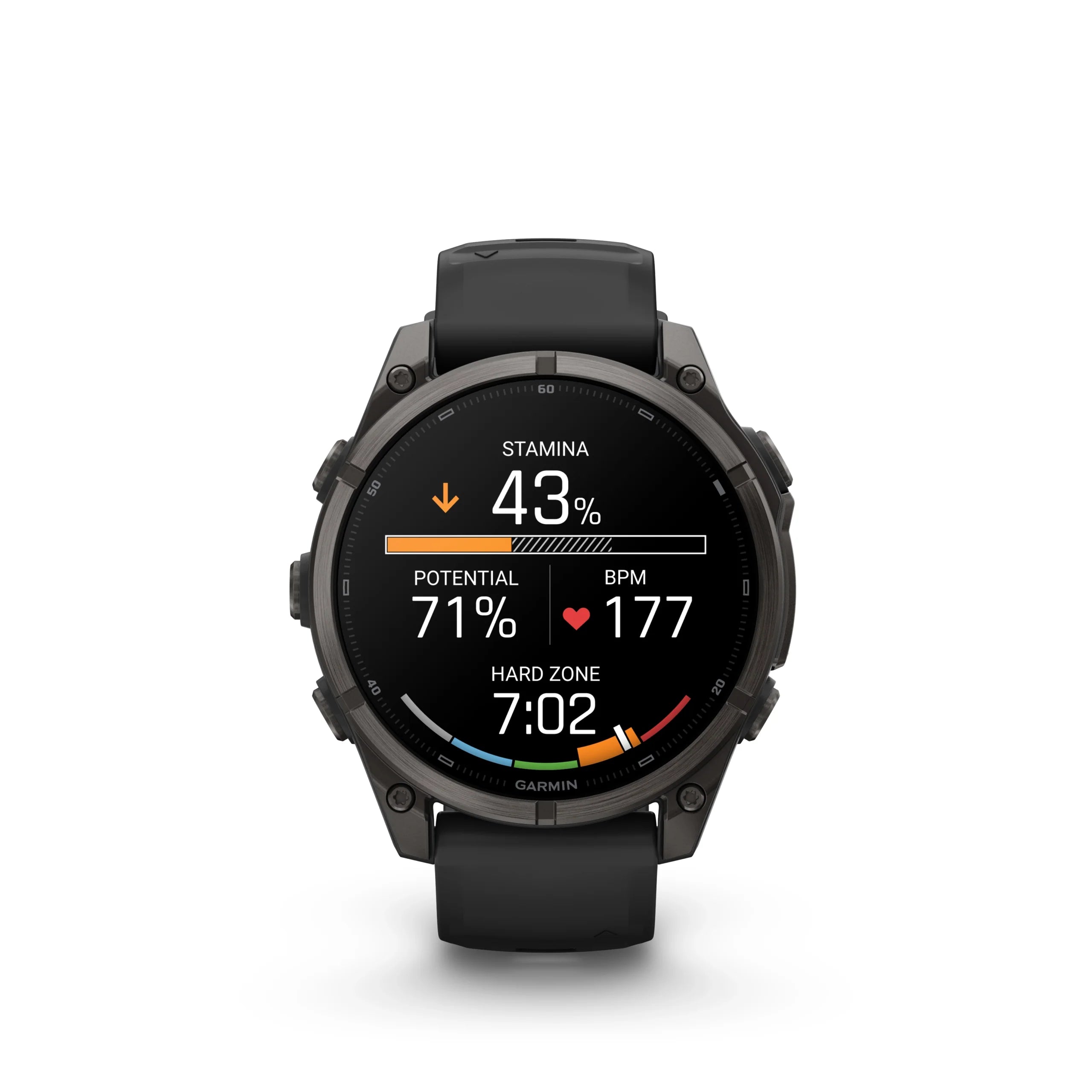 Fenix 9 Pro Amoled LTE Titanium Graphite Silicon Band 51 MM