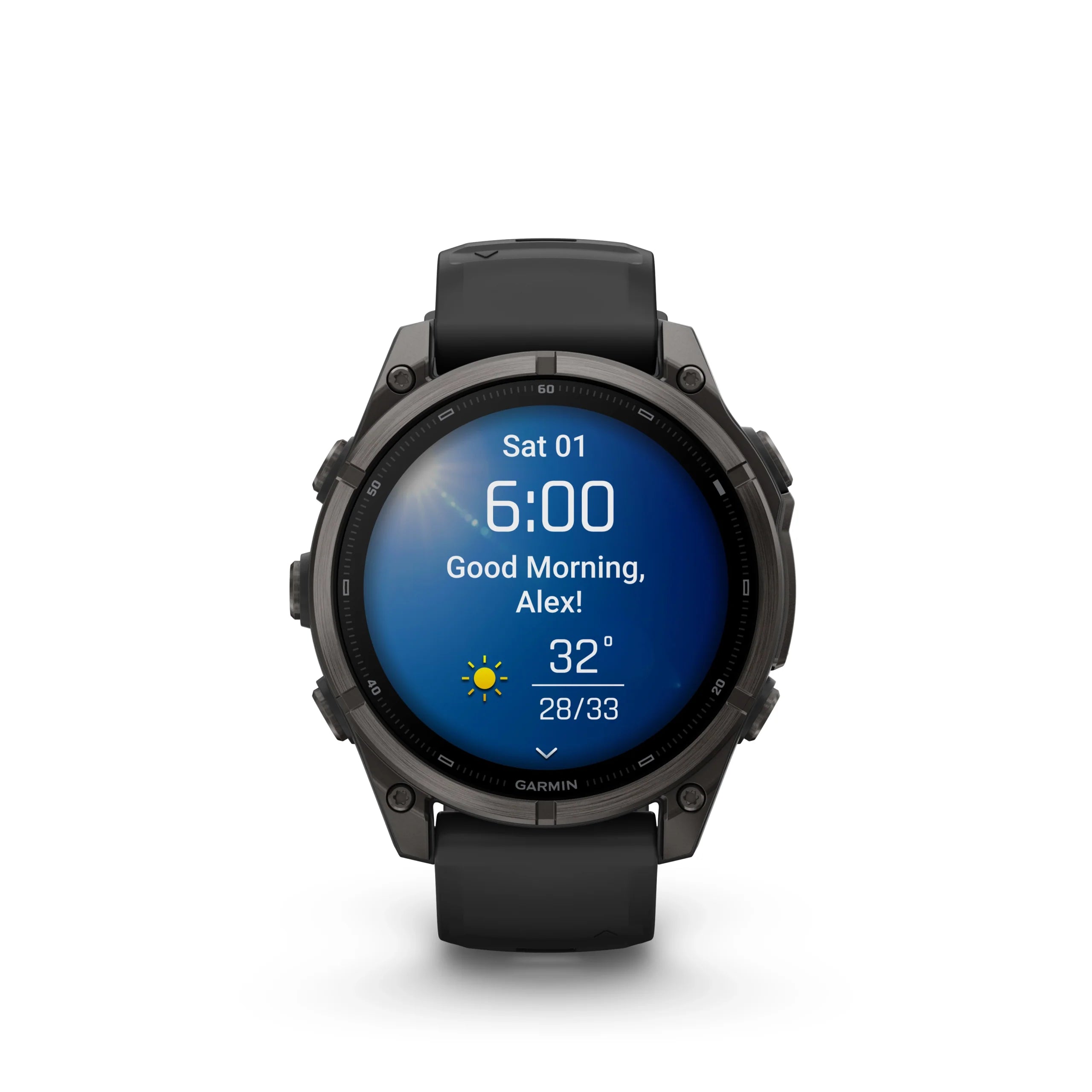 Fenix 9 Pro Amoled LTE Titanium Graphite Silicon Band 51 MM