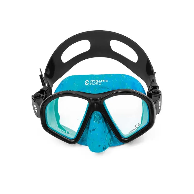 Dive Mask MC 15 Two Glass Camo Blue