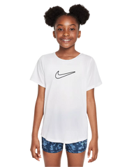 Girls Dri-Fit One Big Logo Short Sleeve T-Shirt