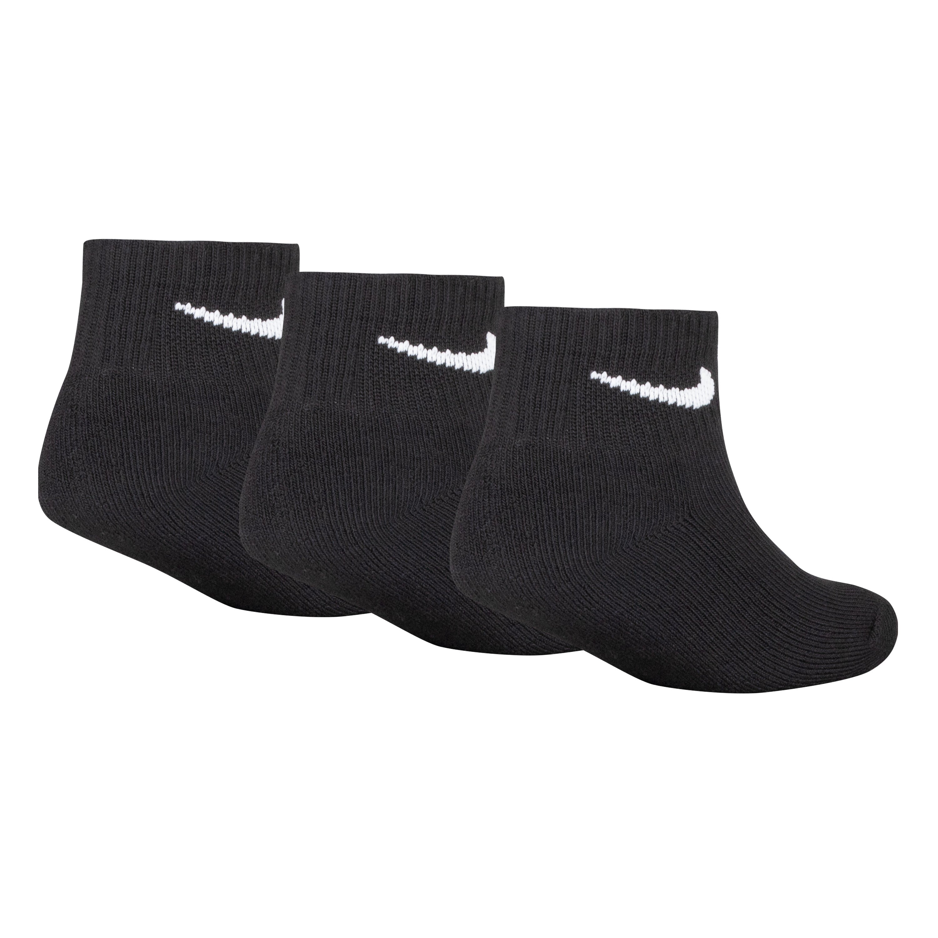 3 Pack Kids Basic Quarter Socks