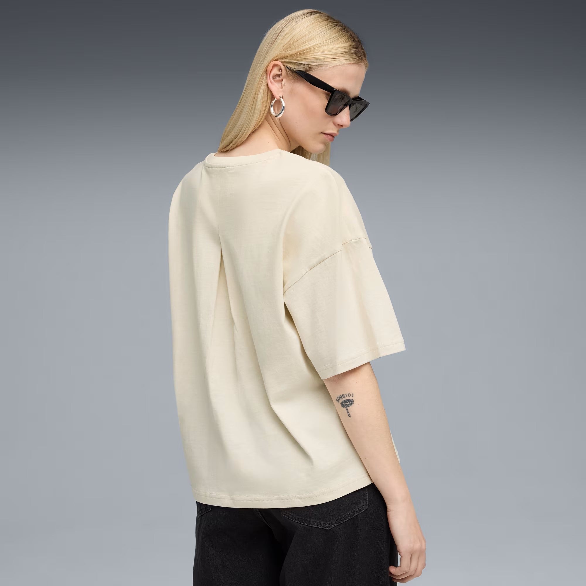 Womens Her Oversized Short Sleeves Tees
