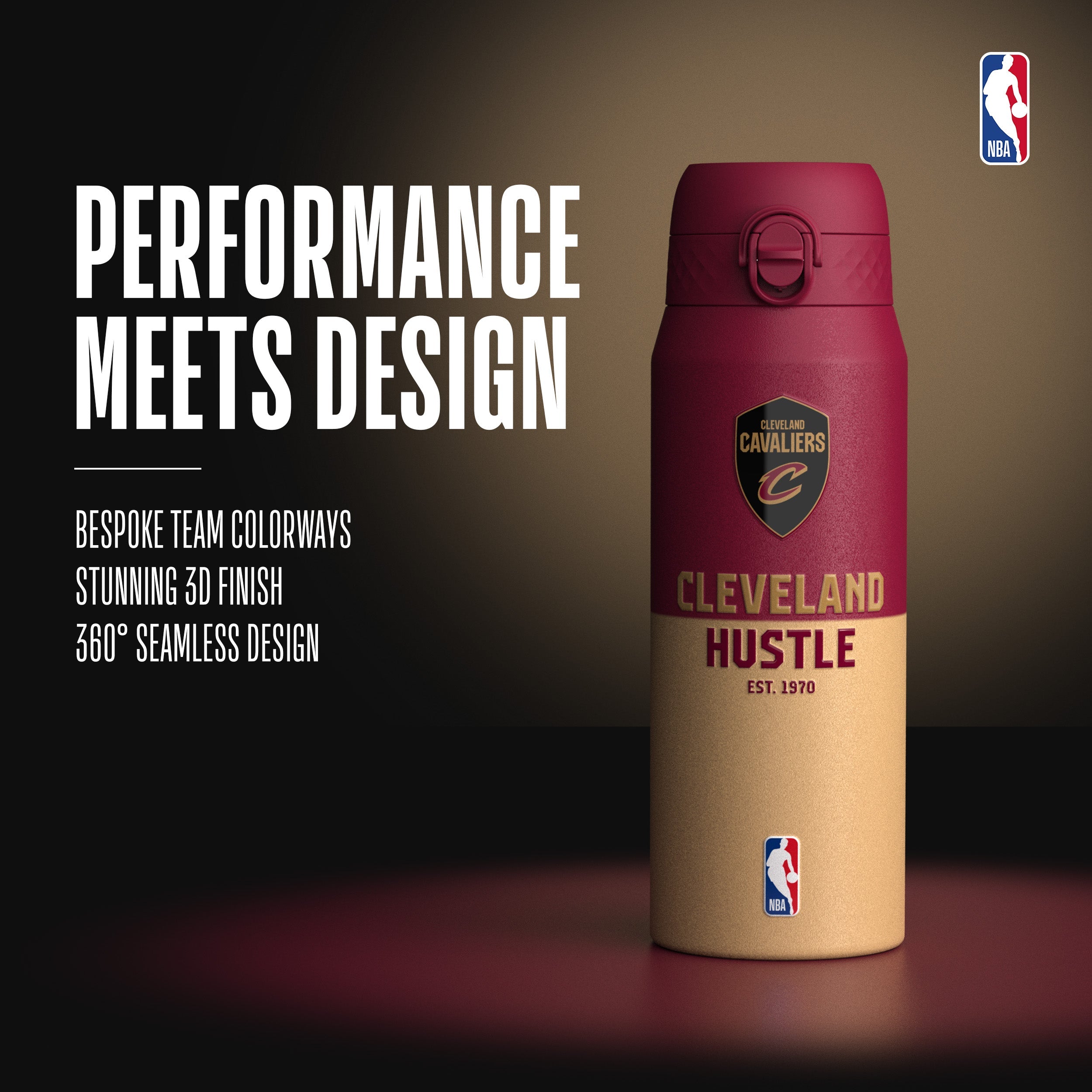 Cleveland Cavaliers 50 Series 750ml Insulated Water Bottle