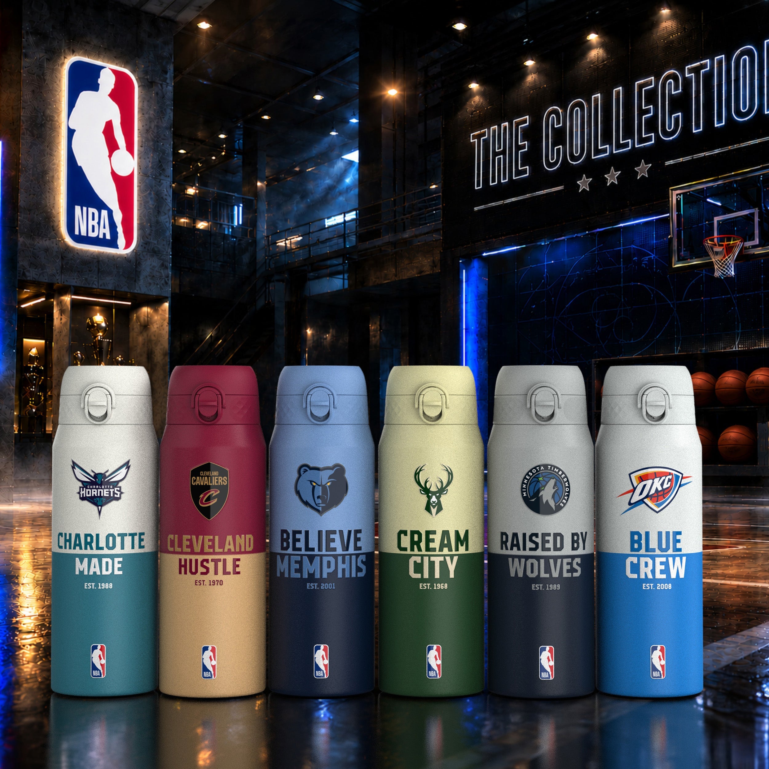 Cleveland Cavaliers 50 Series 750ml Insulated Water Bottle