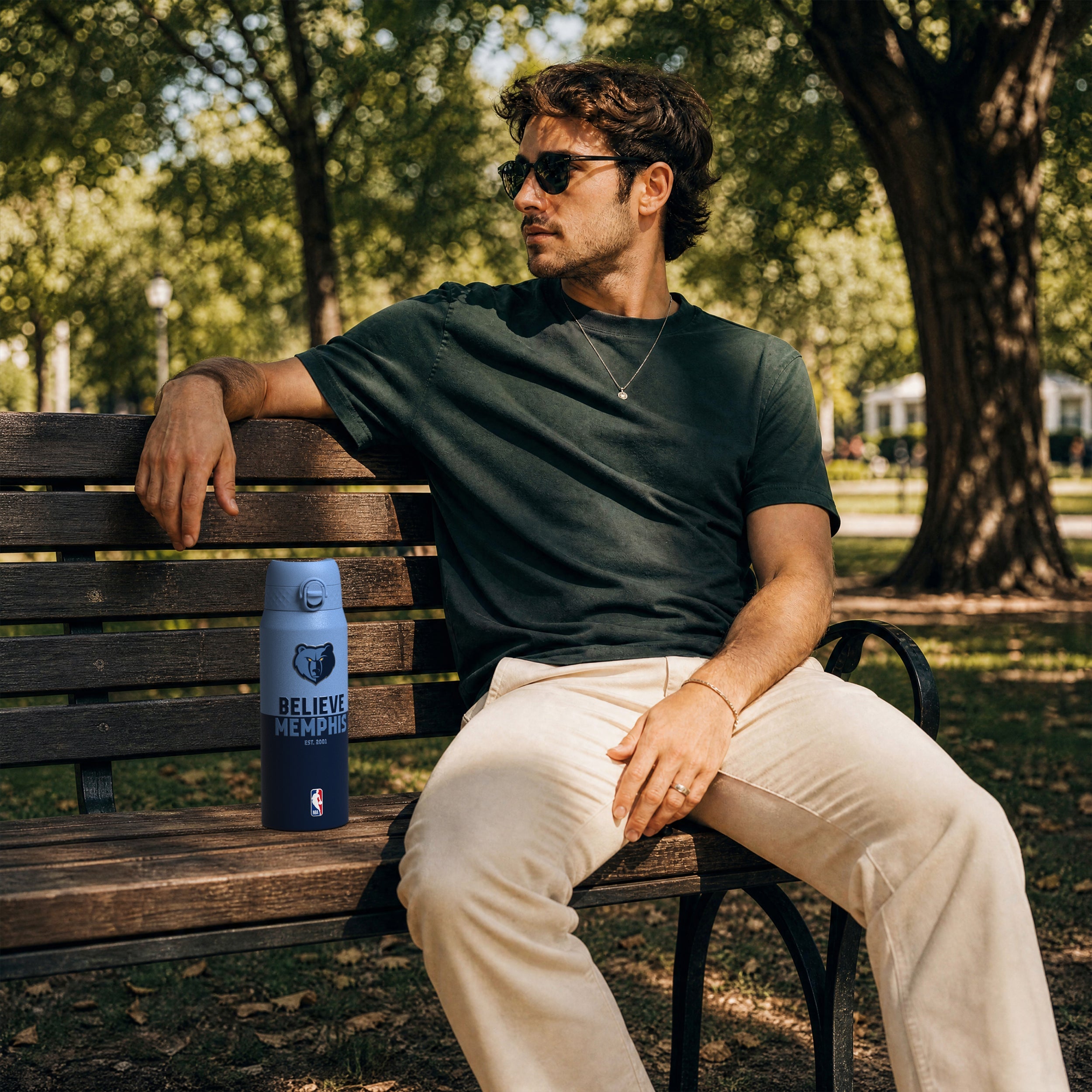 Memphis Grizzlies 50 Series 750ml Insulated Water Bottle